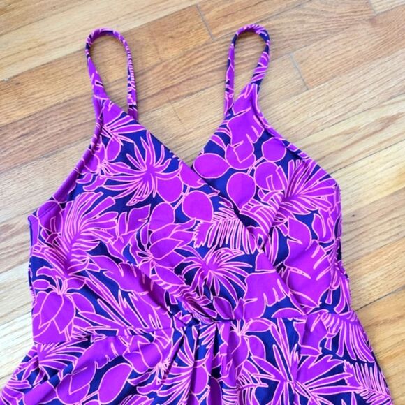 Land's End swimsuit woman's XL skirted Resortwear Beach Vacation - Picture 5 of 7